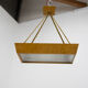 Mid-Century Wood and Glass Chandelier by Krasna Jizba, 1950s