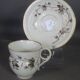 Old coffee set 8 pcs porcelain decoration painted with grapefruit around 1900