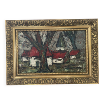 Huile sur toile, signée d'Anty