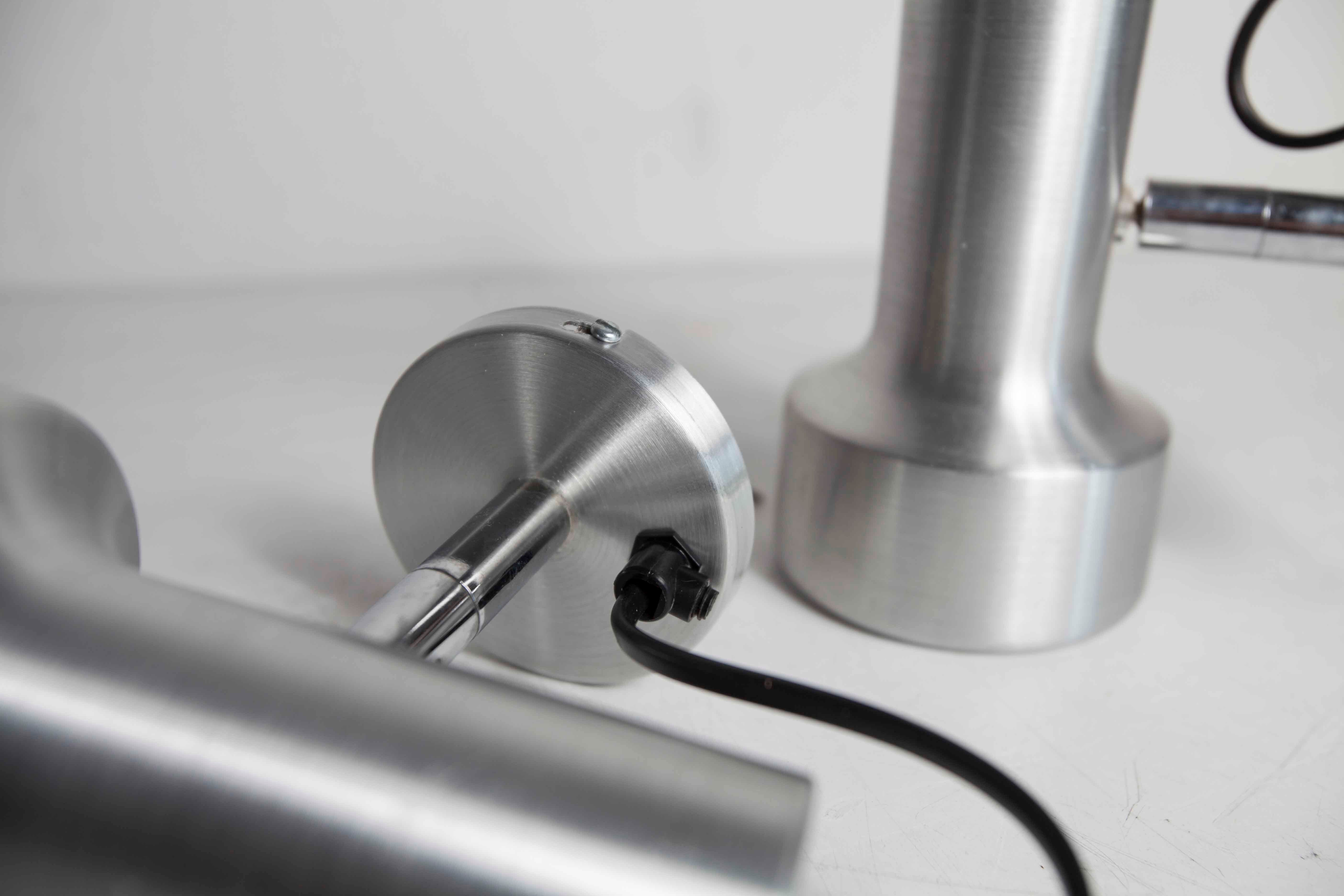 Pair of wall lamps SCE 1970 aluminium ref 2312