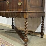 English mahogany display case from the late 19th century