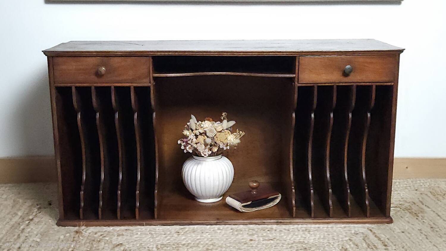 Vintage table sorting workbench