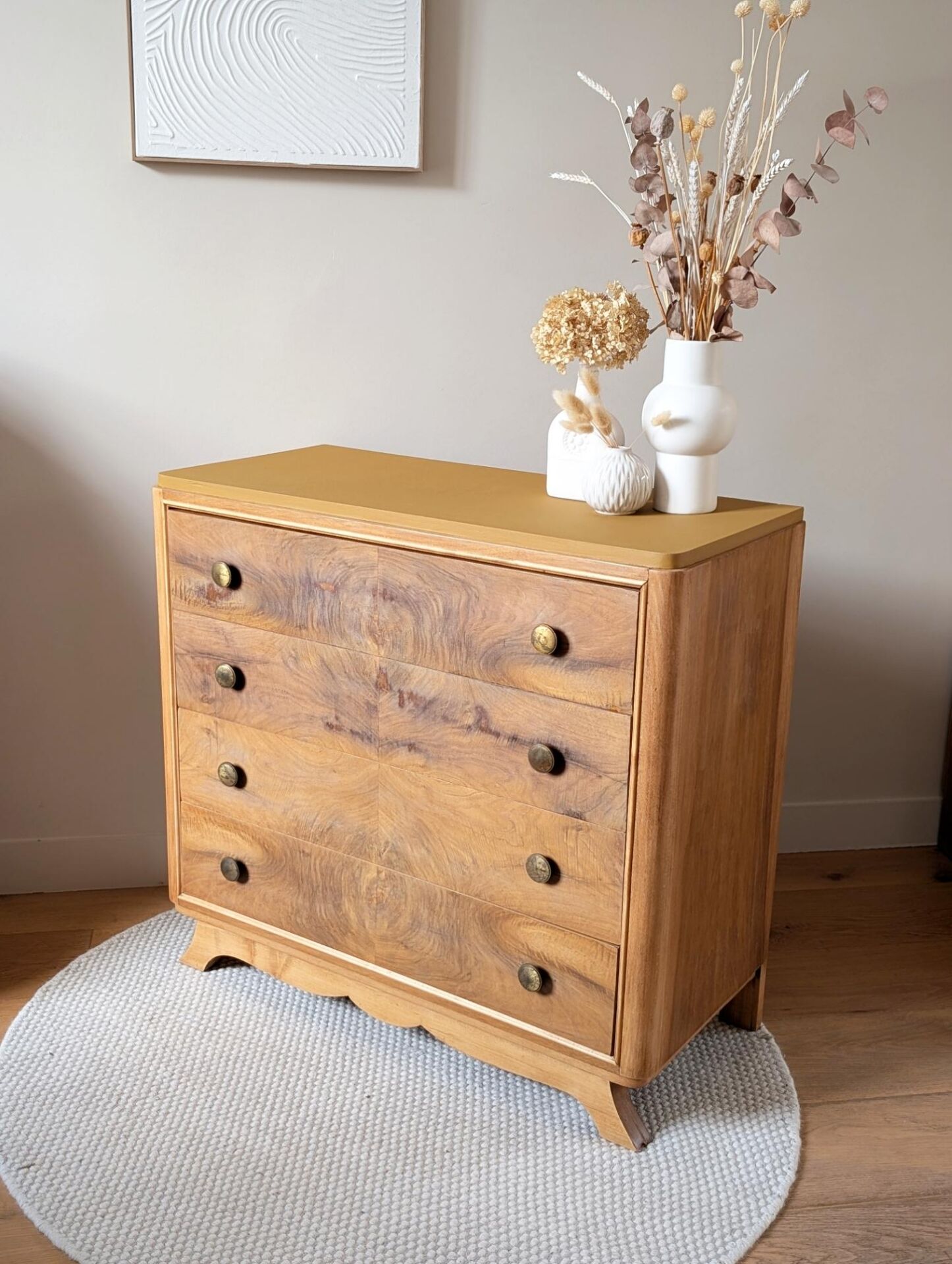 Renovated commode, late Art Deco style