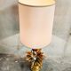 Vintage floral table lamp, 1960s