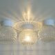 Mushroom sconces / set of 3 vintage wall lamp / bathroom ceiling light 1960