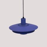 Blue coloured top design lamp by Jeka Metaltryk - Model Viola type 3013-P -