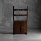 Antique Art Populaire Cabinet, France, 19th Century