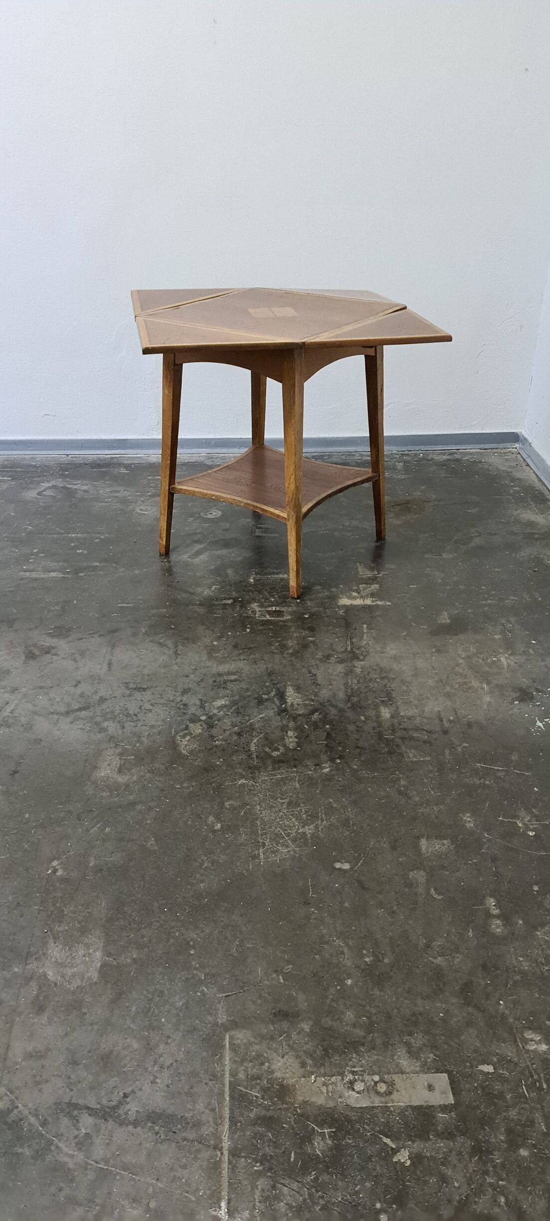 Vintage oak folding table