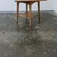 Table pliante en chêne vintage