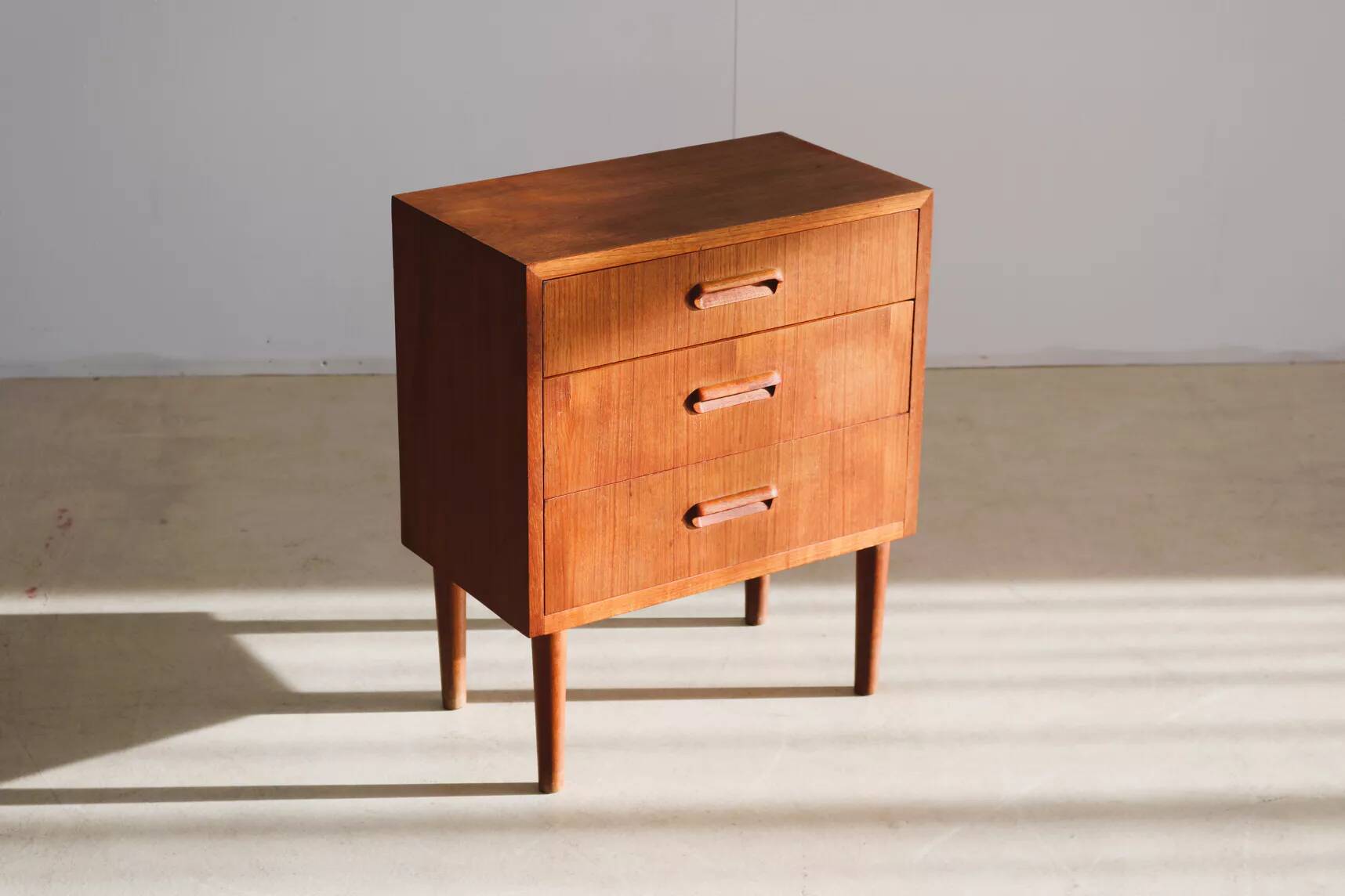 Vintage teak chest of drawers, Denmark, 1960s.