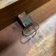 Oval drop-leaf coffee table