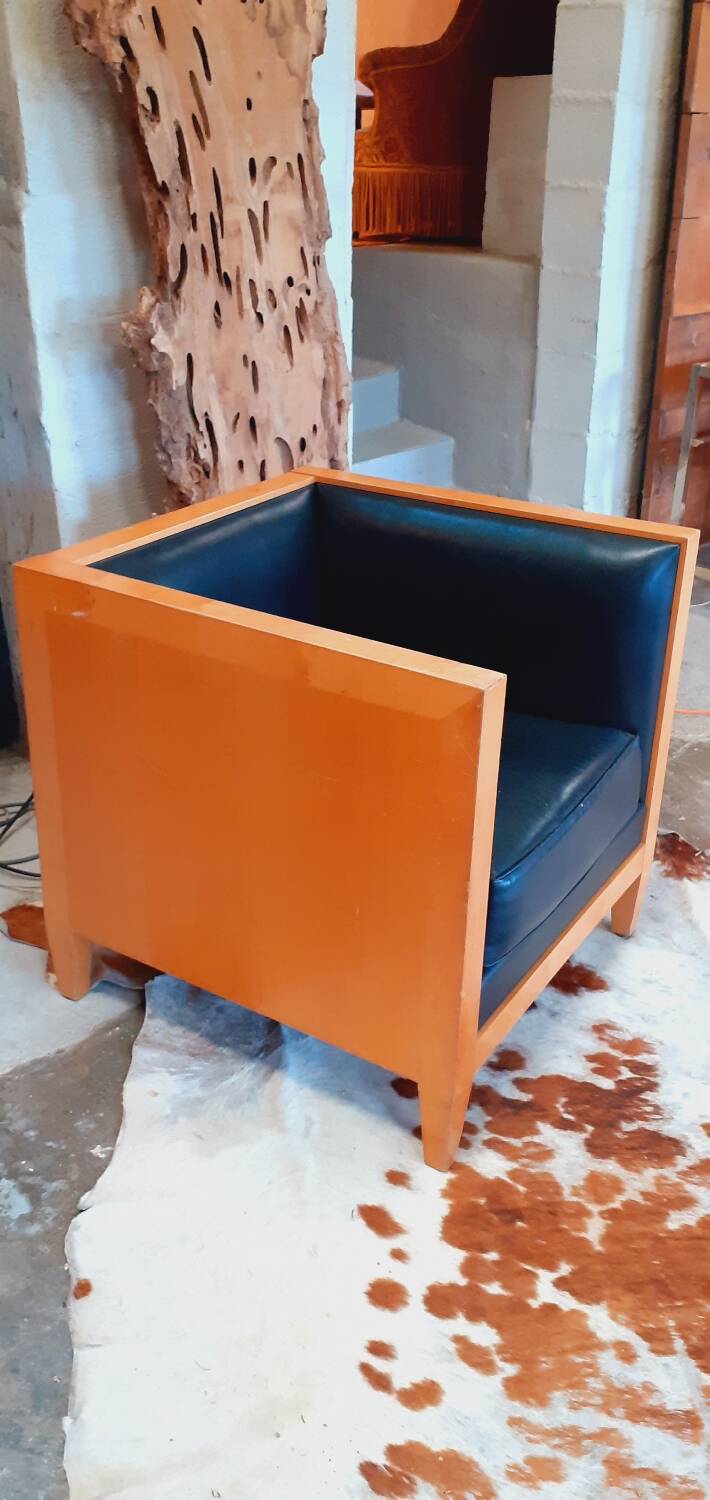 Cubic armchair.