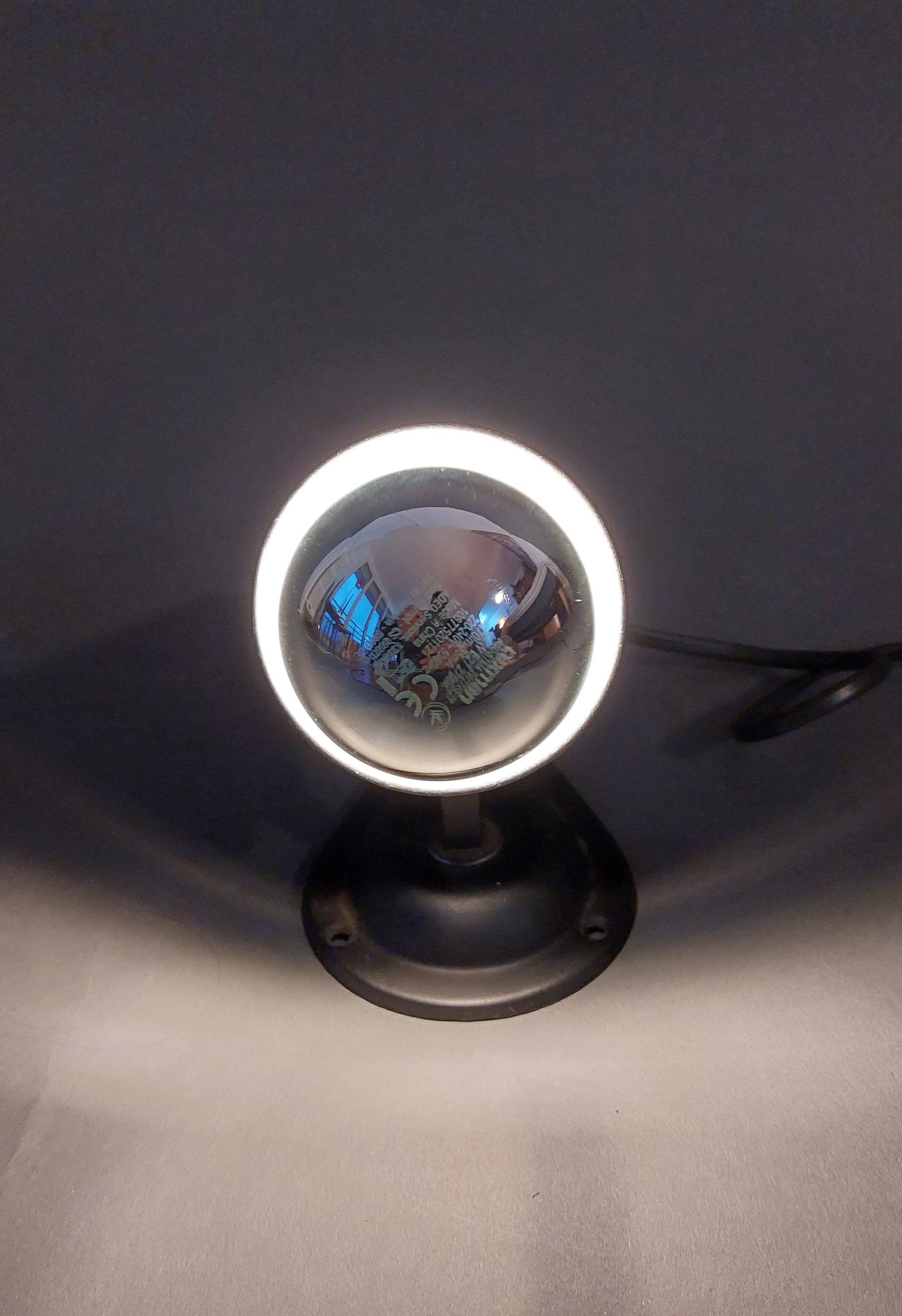 Vintage 1960 black Lita wall light.