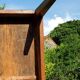 Farm table nineteenth century feet spindles 251cm and its 2 benches