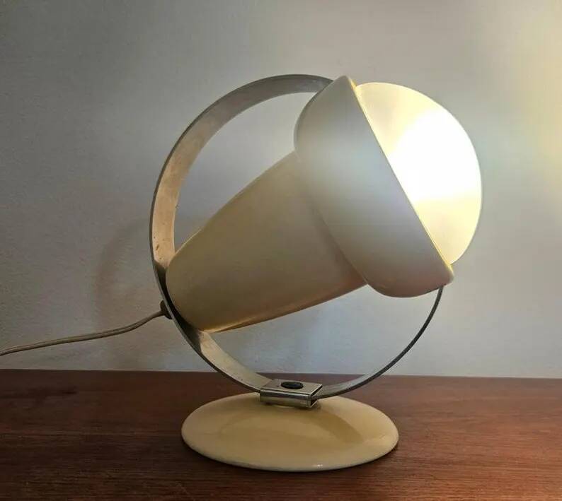 Midcentury Table or Wall Lamp Philips, Charlotte Perriand, Netherland, 1960s