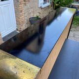 Vintage black coffee table from the 50s