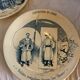 5 sarreguemine themed plates "Theme China"