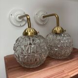 Pair of vintage wall sconces
