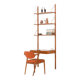 Danish teak shelving unt with a desk in the style of Poul Cadovius, 1960s