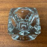 German glass cube ice candle holder by Peill & Putzler, 1970s.