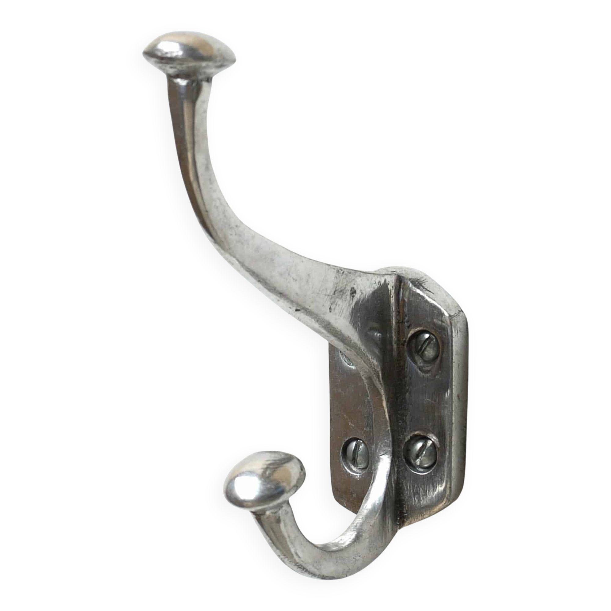 Coat rack "Dented button aluminium"