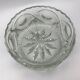 FRUIT CUTTER, SALAD BOWL in Solid CRYSTAL decorated with Hand-Cut PATTERNS