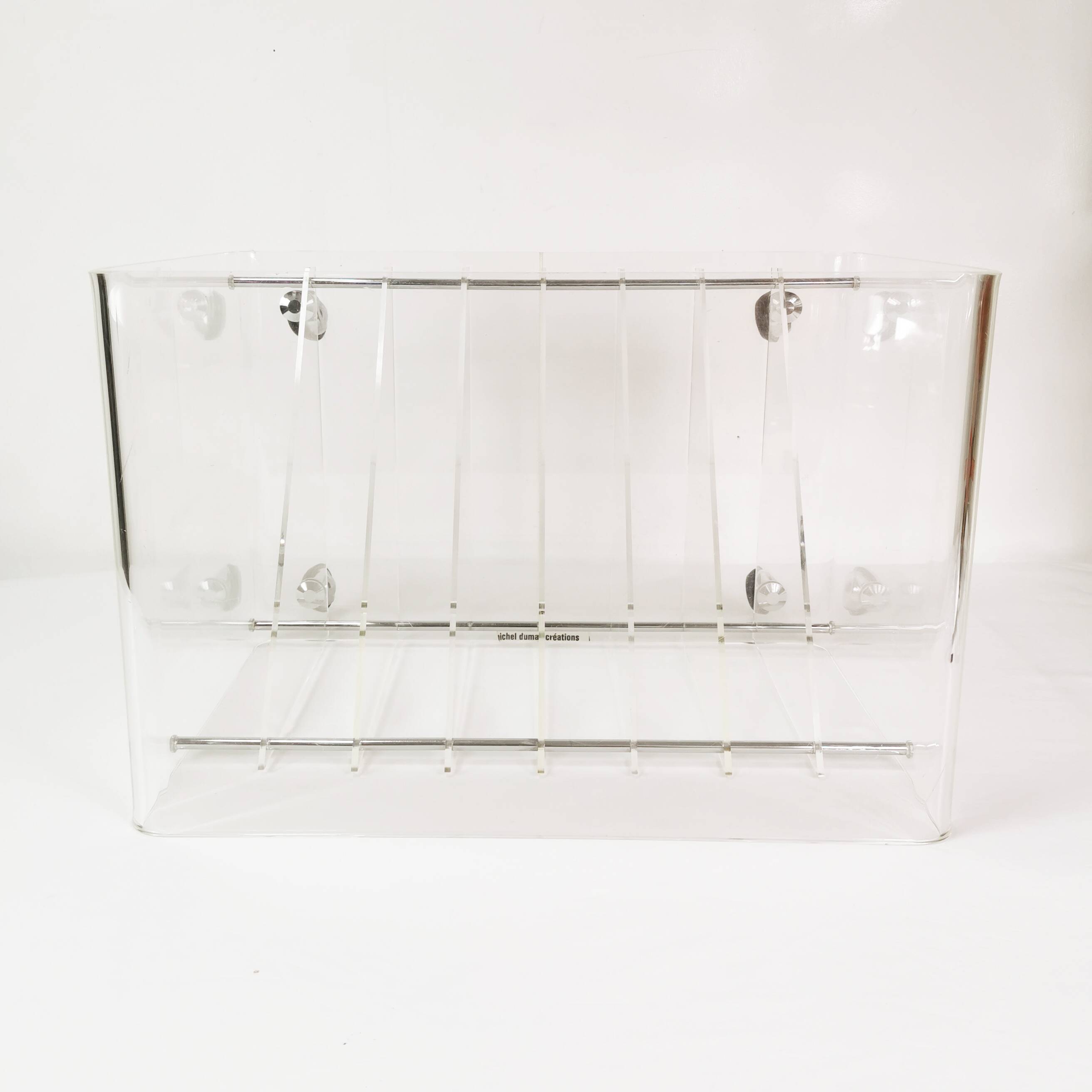 Space-age vinyl record cabinet, Roche Bobois, designed by M. Dumas, France