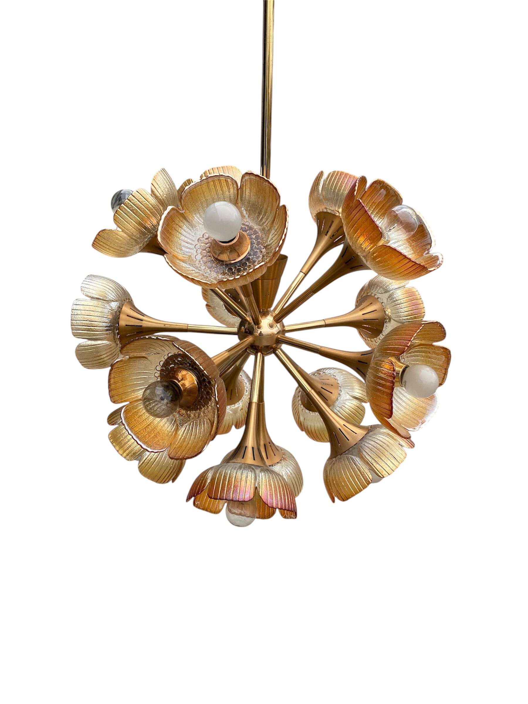 Lustre Sputnik xxl Vintage 1970