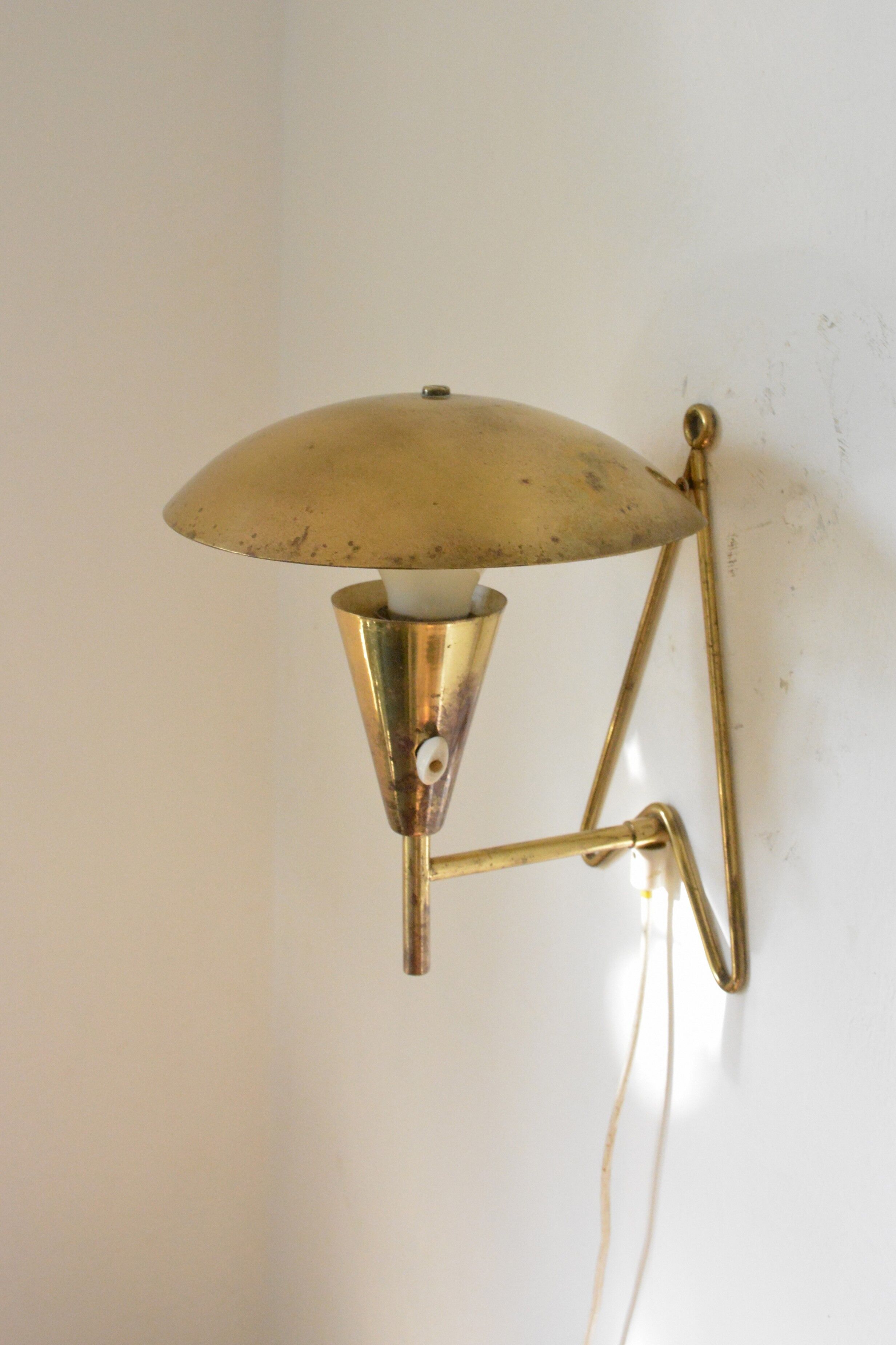 Pair of Itsu wall lights, EV 57, 50s