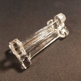 5 anciens porte-couteaux en verre