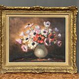 Clémence Biron. Still life with flowers.