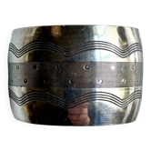 Silver metal napkin ring