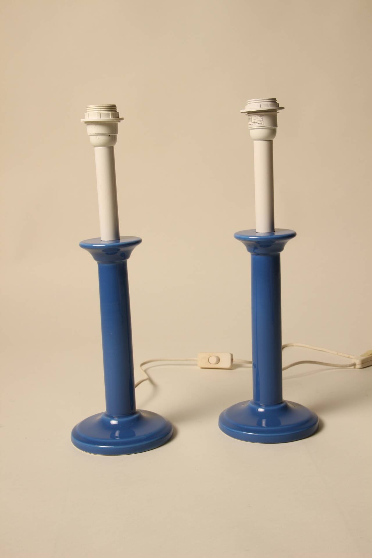 Pair of lamp bases