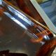 Pair of vintage trays in briar effect lucite