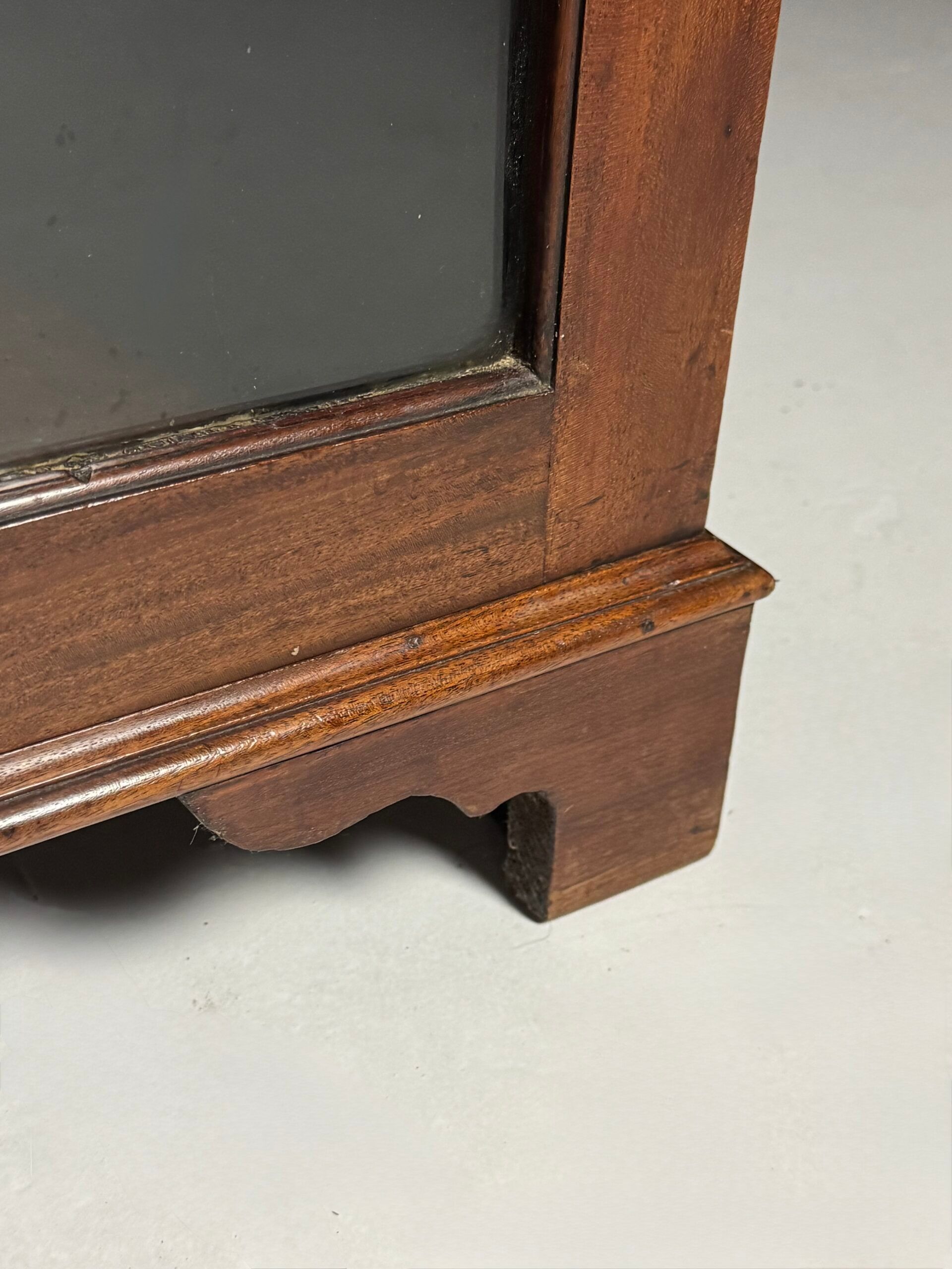 Mahogany display cabinet 19th century antique