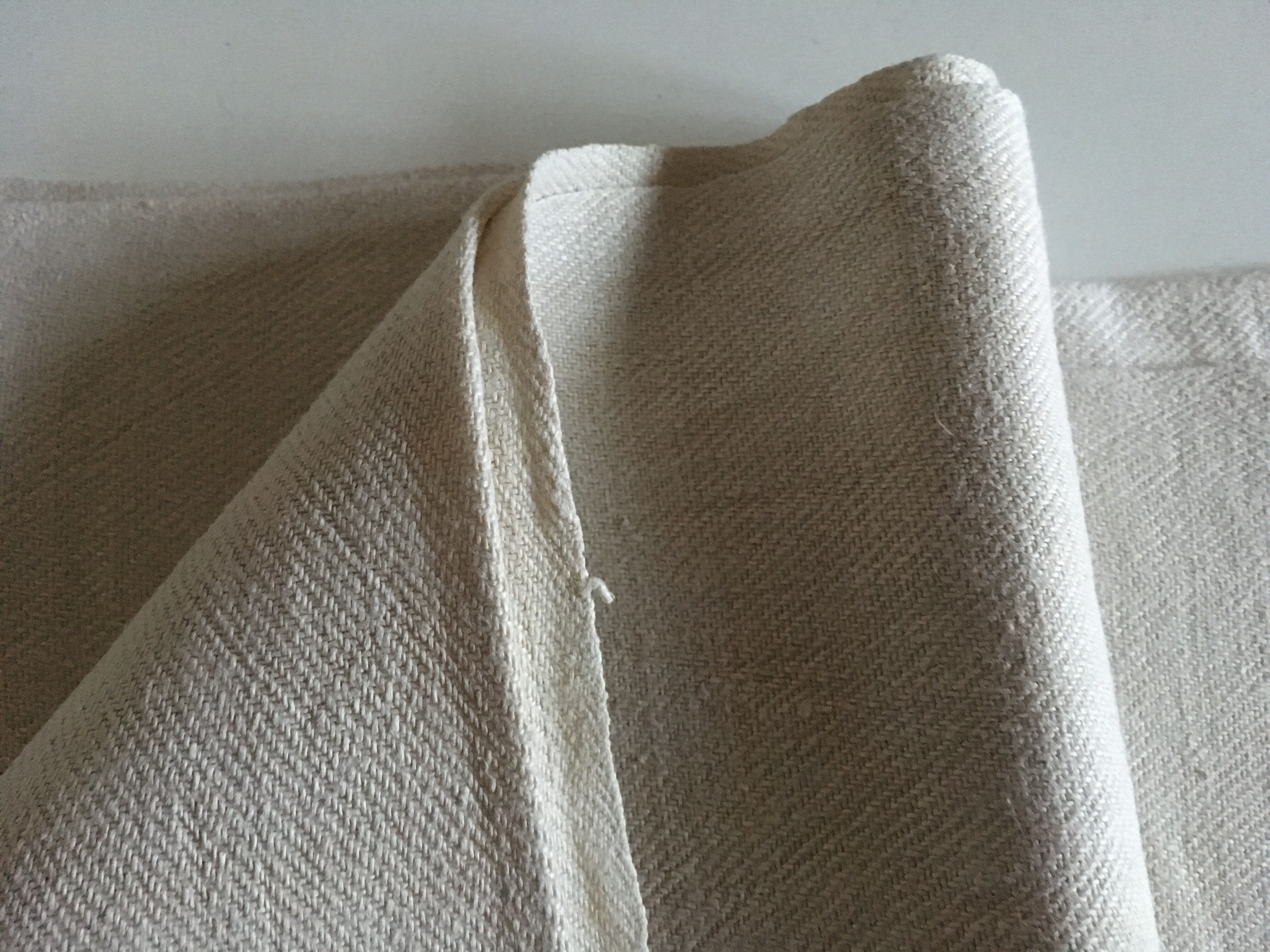 19th farm linen pig cloth