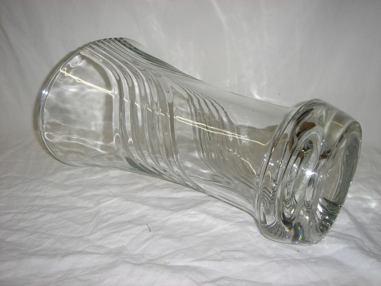 Art Deco style crystal vase circa 1940/50
