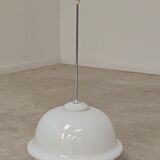 Suspension lamp "derby" in triplex opal glass – karel volf, osvě