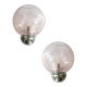 Pink Pulegoso Murano Glass Wall Sconces by Simoeng, Set of 2