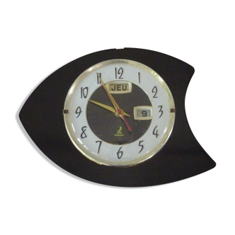 Wall clock Jaz transistor Lic Ato black 60s