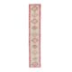 Pink Vintage Turkish Hand-Knotted Tribal Runner 74x391