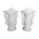 Pair of large vases of brides / cone vases 45 cm high