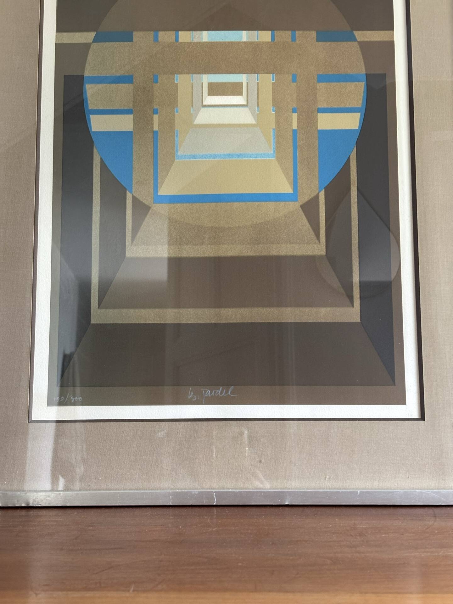 Lithographie cinétique Bernard Jardel