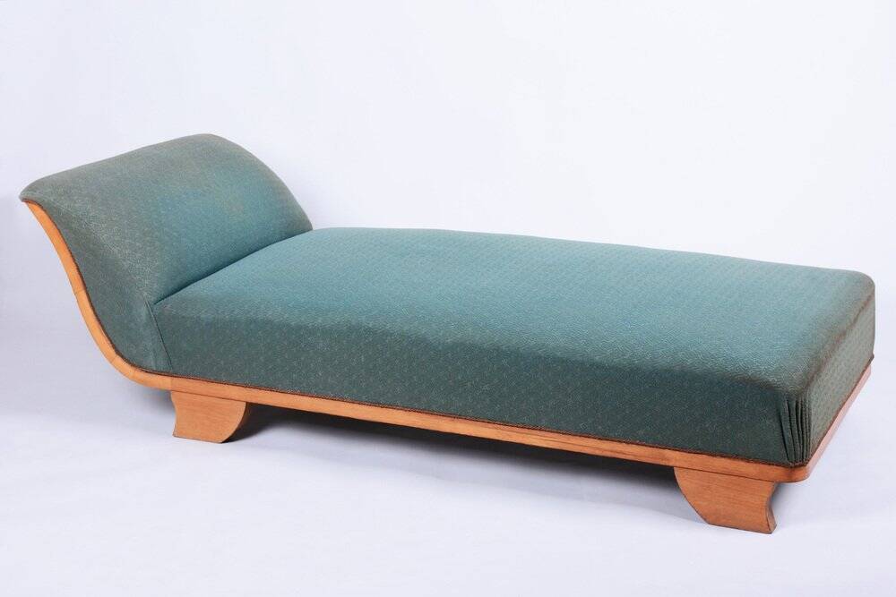 Art Deco Sofa in Beech, 1920s