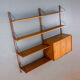 Poul Cadovius Royal System teak wall shelf, 1950s
