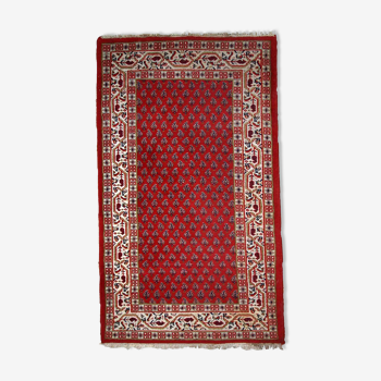 Vintage persian carpet seraband handmade 93cm x 162cm 1970s, 1c767