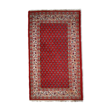 Vintage persian carpet seraband handmade 93cm x 162cm 1970s, 1c767