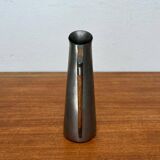 Mid-Century Pewter Carafe Vase with Teak Handle by K.M.D. Tiel Royal Holland Pewter, 1960s