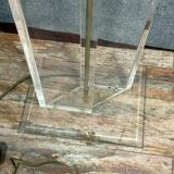 Italian work from the 1980s: Halogen floor lamp with shaft