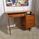 Vintage desk of the 1950s in light wood